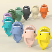 Women Shark Slippers Summer Beach Shoes Soft EVA Cute Cartoon Couples Outdoor Street Slides Male Indoor Bathroom Funny Slipper