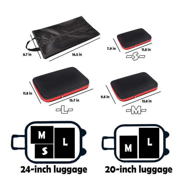 Double-layer compression Packing Cubes Travel storage bag Organizer Luggage Portable Folding Suitcase Shoe Bag Storage Pouch