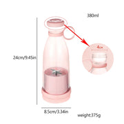 Mini USB Electric Juicer Portable Mixer Blender Fruit Mixer Fruit Extractors Multifunction Juice Maker Machine Smoothies Blender