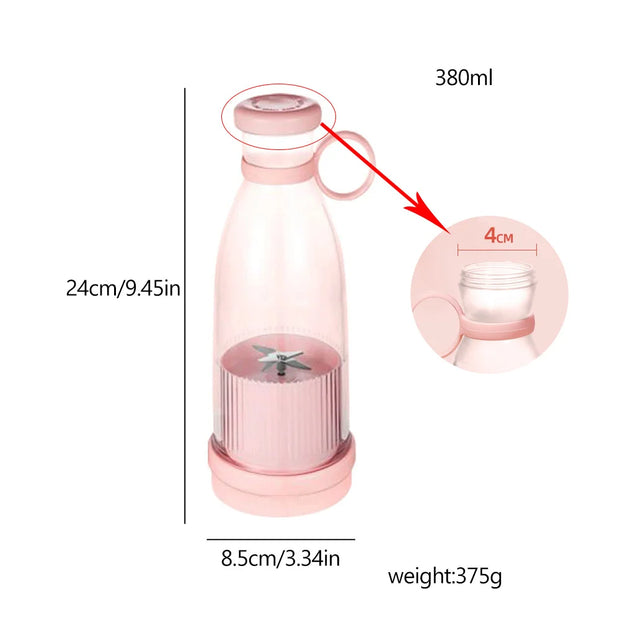 Mini USB Electric Juicer Portable Mixer Blender Fruit Mixer Fruit Extractors Multifunction Juice Maker Machine Smoothies Blender