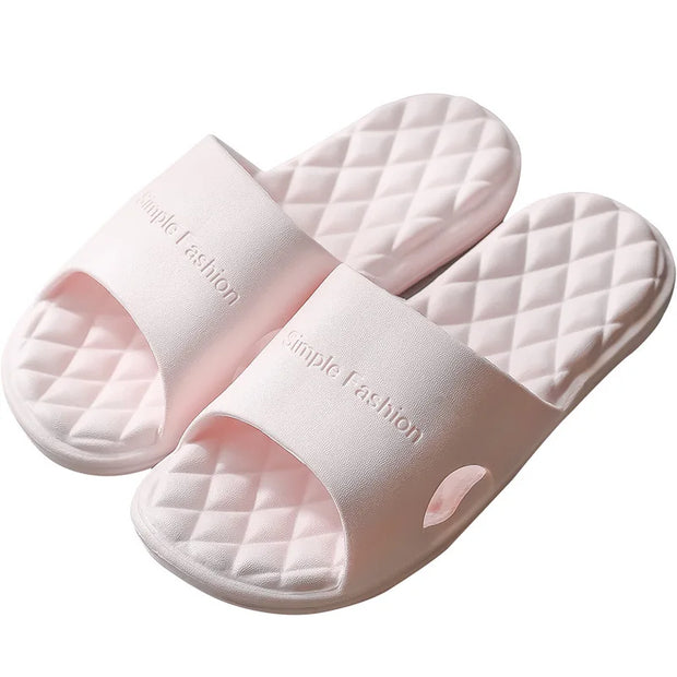 2023 Bathroom Shower Slippers for Women Summer Soft Sole High Quality Beach Casual Shoes Female Indoor Home House Pool Slipper